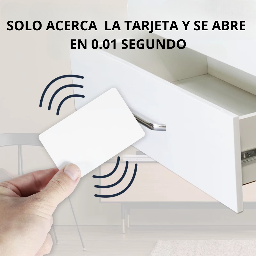 Cerradura Invisible Sin Llaves para Cajones y Armarios