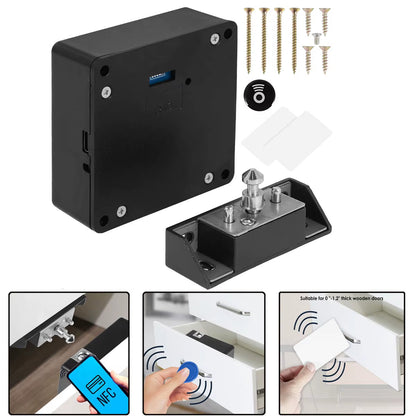 Cerradura Invisible Sin Llaves para Cajones y Armarios